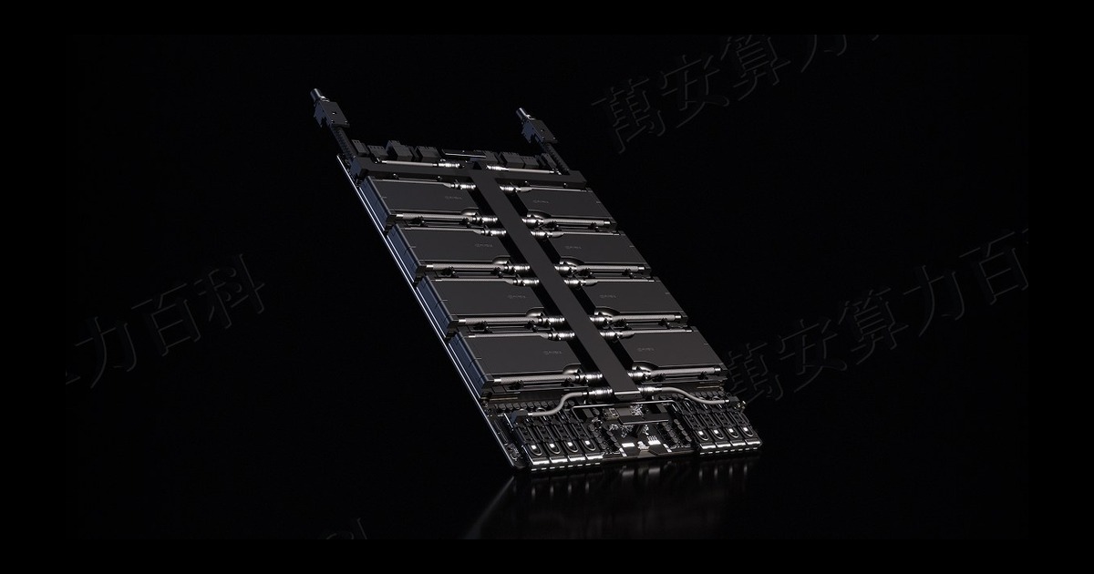 NVIDIA HGX B300 八卡基板官方图(厂商图)