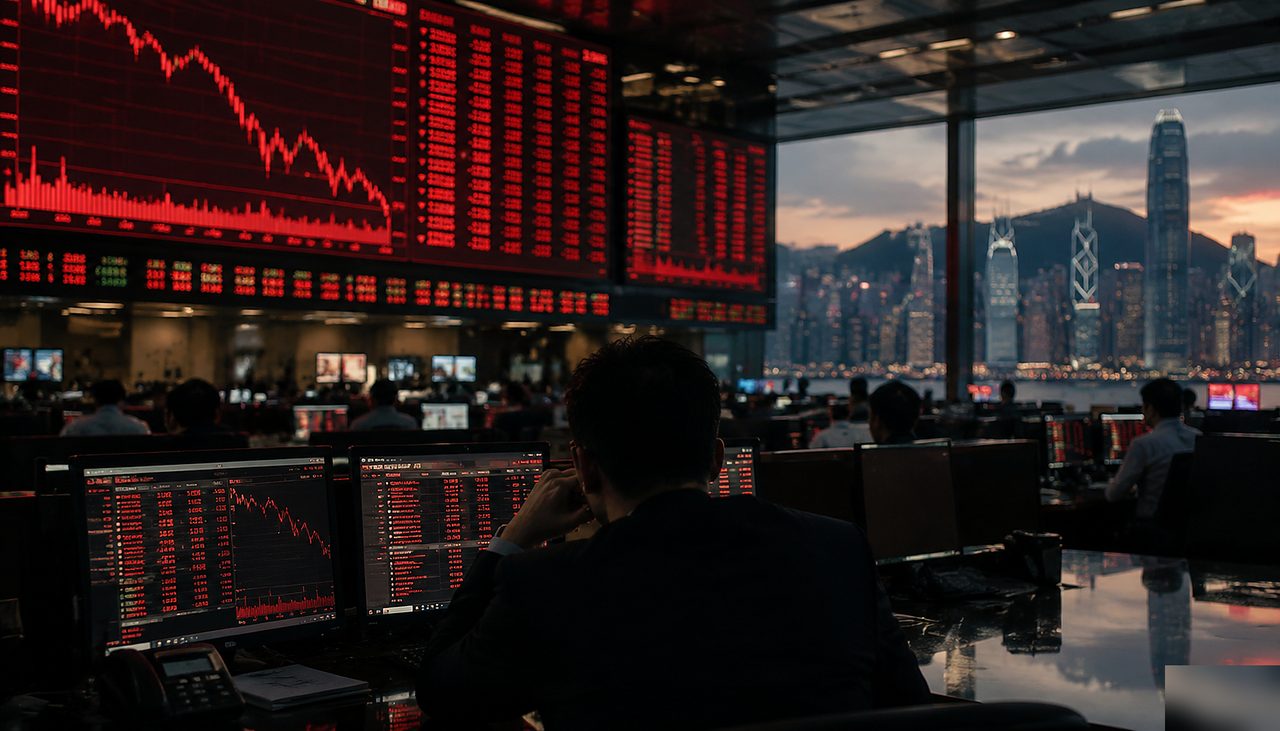 恒指收跌2.6%:银行医药领跌,科技指数跌幅反而更小