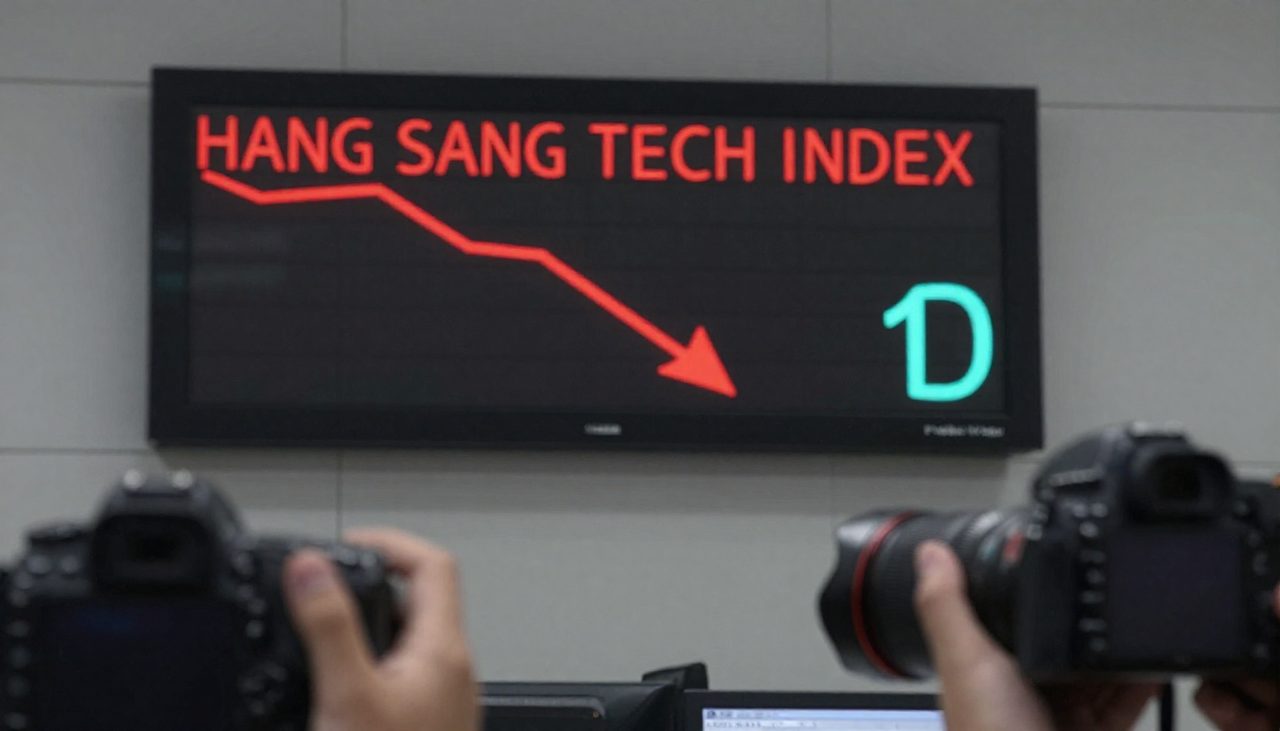 港股科技风向标走弱:恒生科技指数跌幅扩大至3%