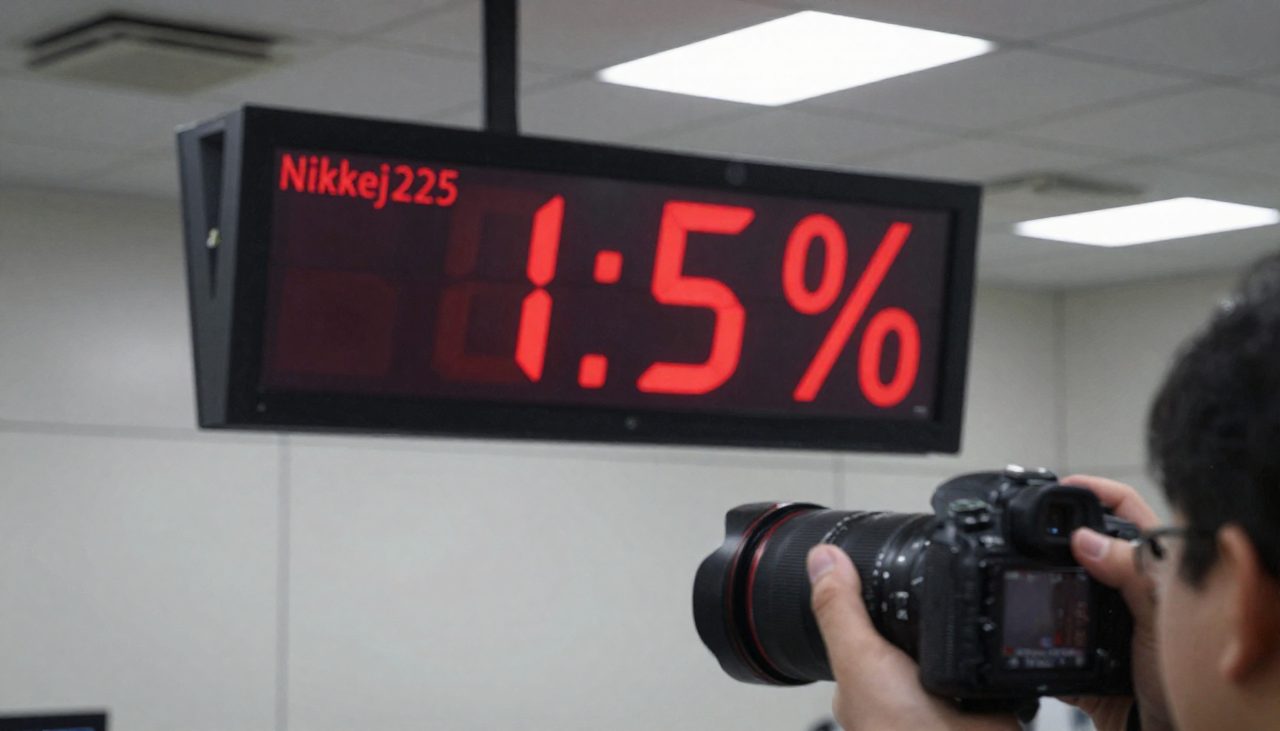 抛压仍在放大:日经225指数跌幅扩大至5%