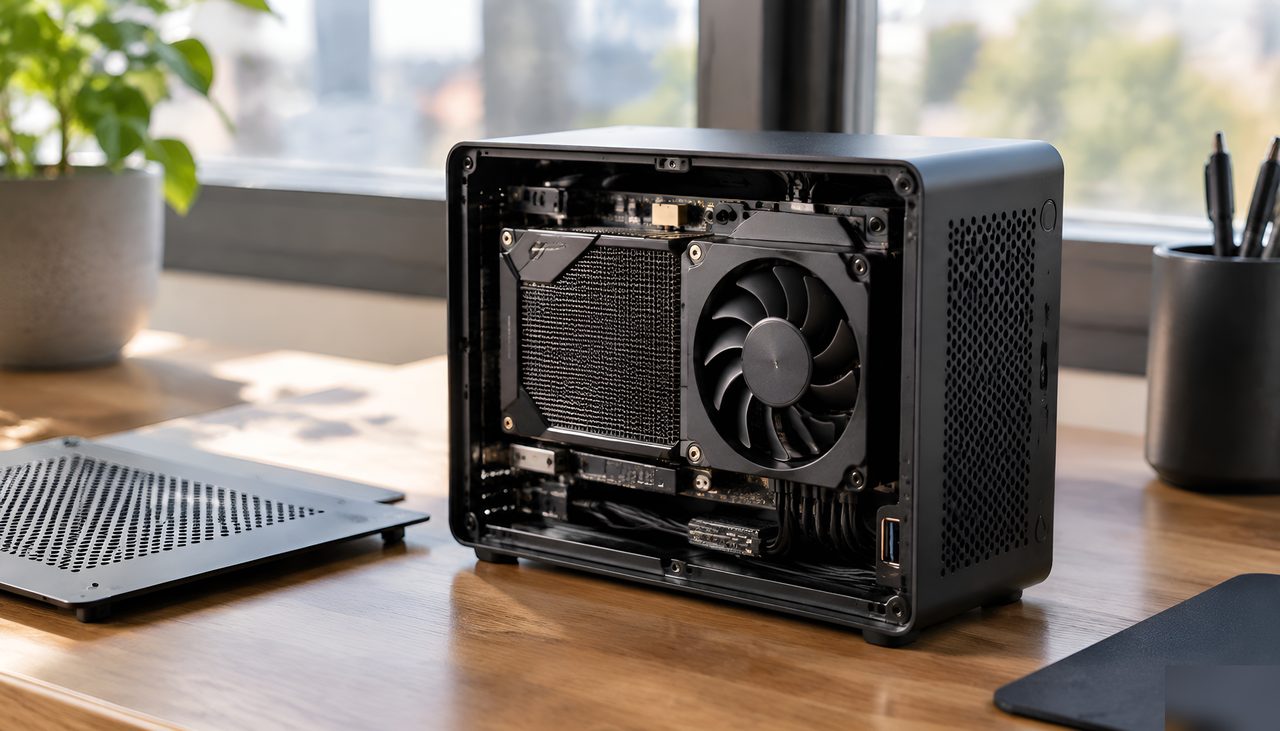 2.6升小钢炮:FEVM迷你主机塞进桌面级CPU与RTX 5090移动版GPU