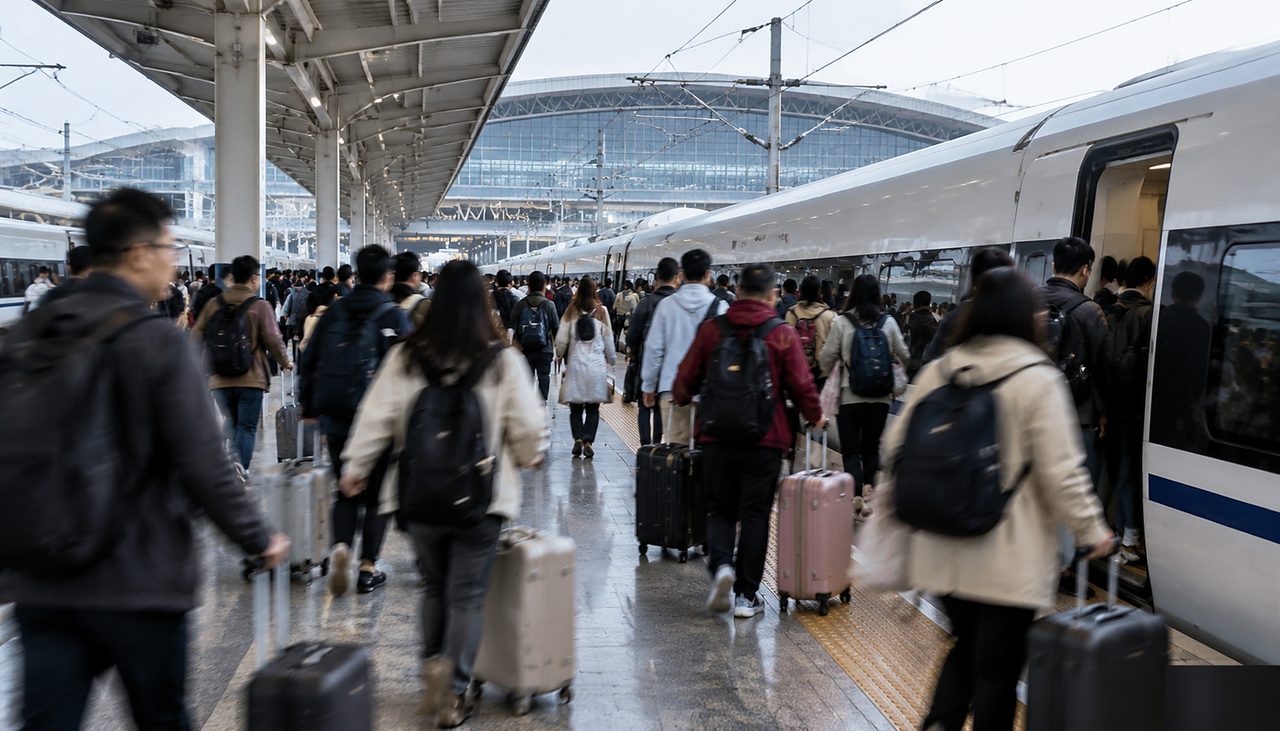 单日1890万人次乘火车：国庆第三天客流持续高位