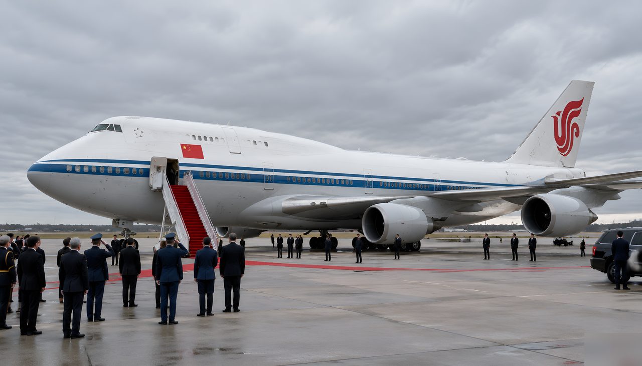 习近平专机23日下午将抵华盛顿 特朗普赴安德鲁斯基地迎接