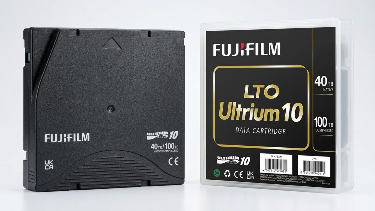 Fujifilm LTO-10磁带正式开售:单盘494美元,原生容量高达40TB