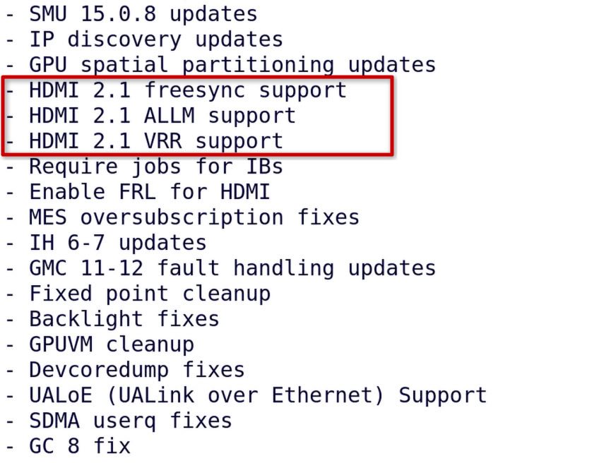 HDMI 2.1 挺进 Linux 主线:FreeSync 与 VRR 有望随 7.4 内核落地