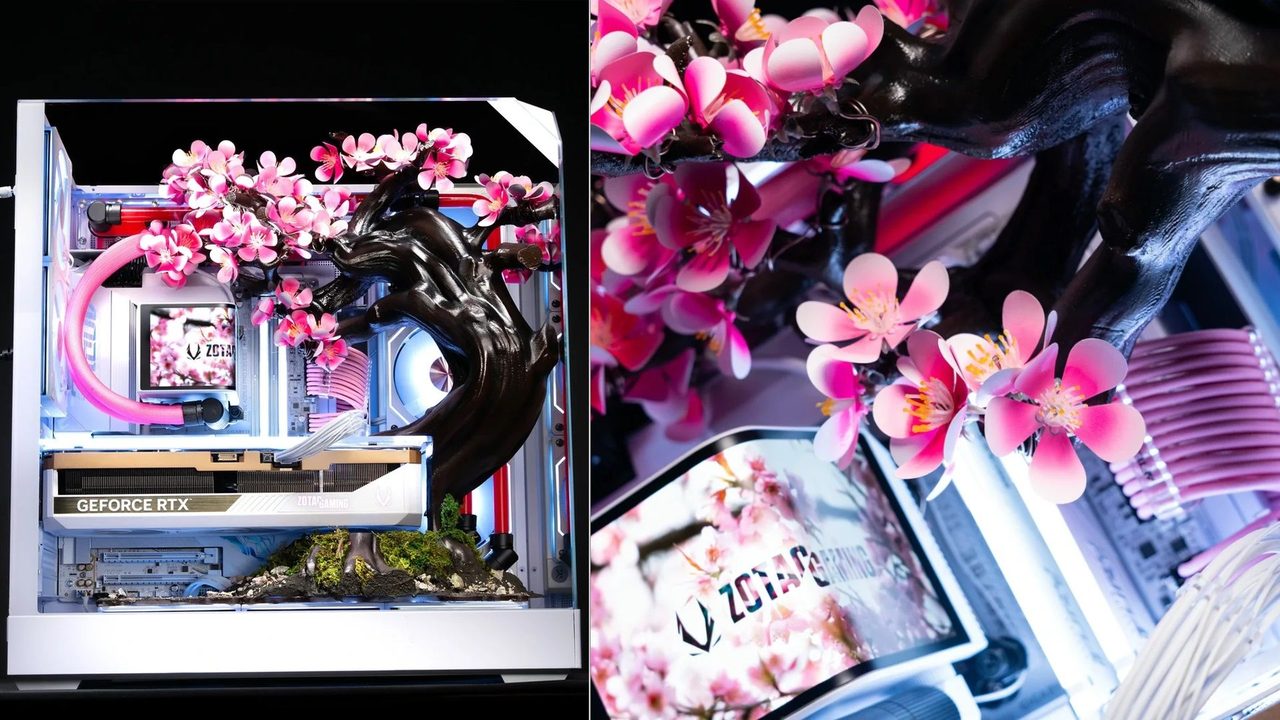 余热催花开:Aftershock 1.4万美元Cherry Bloom主机绽放70朵钛合金樱花