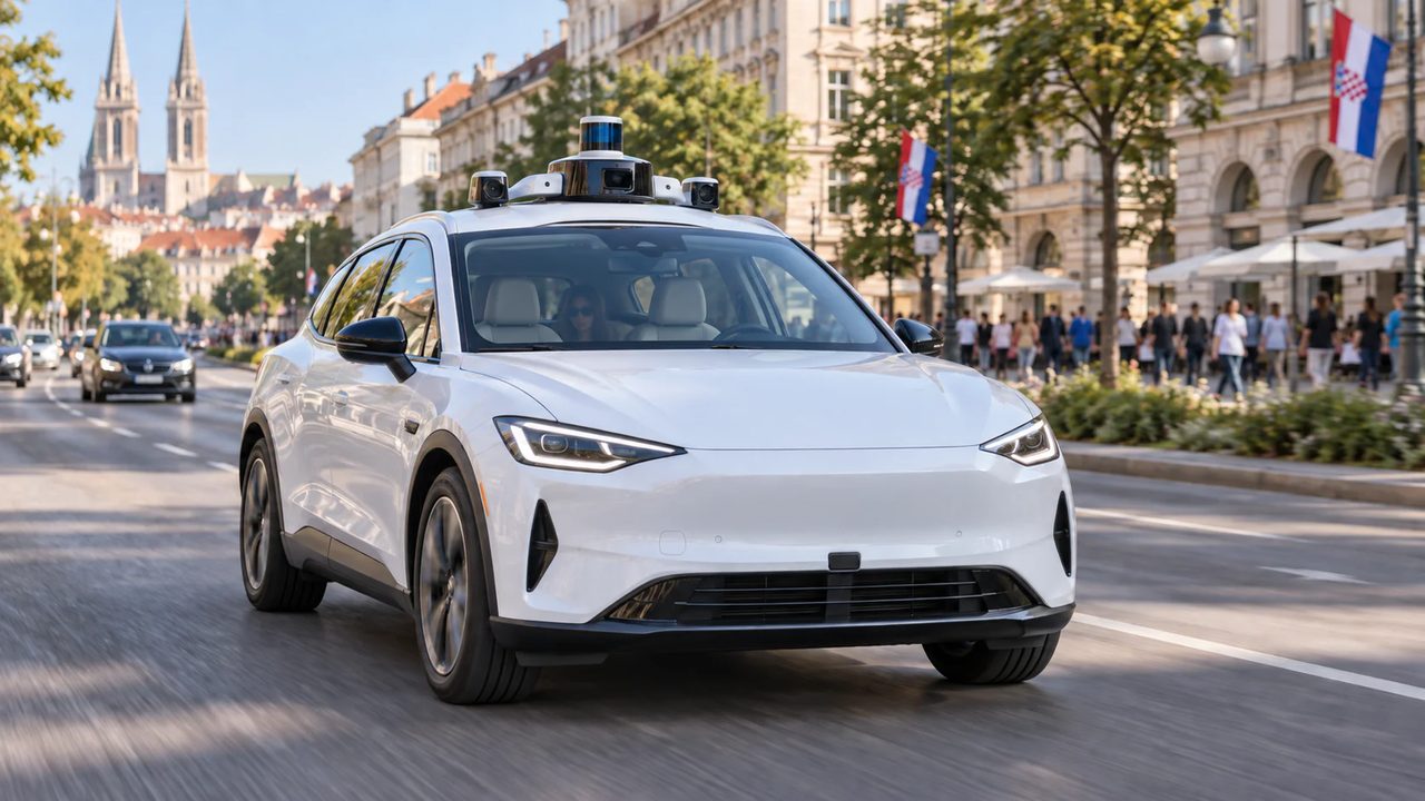 欧洲首例!Pony AI联手Verne在萨格勒布机场线路启动全无人Robotaxi载客测试