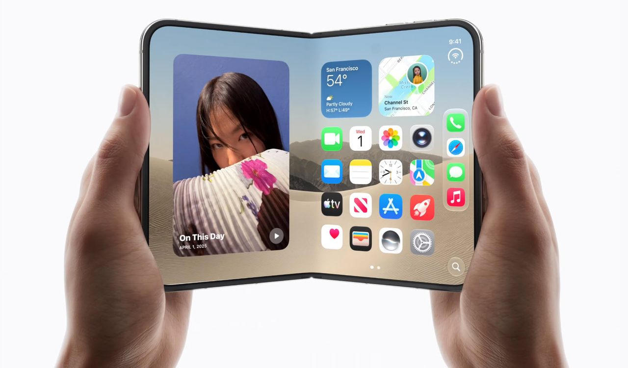 苹果发布首款折叠屏 iPhone Duo:A20 Pro 芯片加持,内外双屏亮相