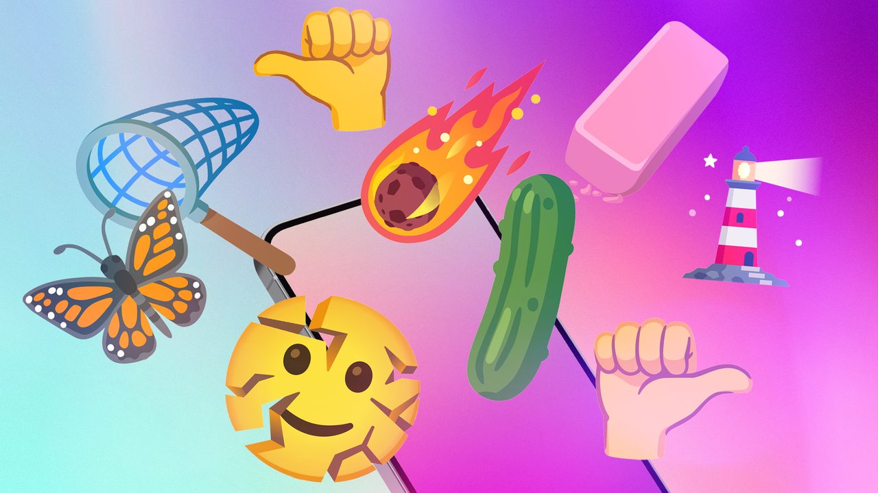腌黄瓜emoji明年正式上线,茄子的'宝座'岌岌可危