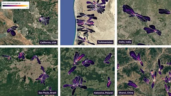 Google联手NASA JPL,用深度学习从太空绘制全球甲烷排放地图