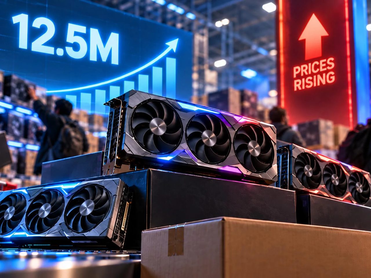 逆季节狂飙:Q2 桌面 GPU 出货量达 1250 万块,创四年新高