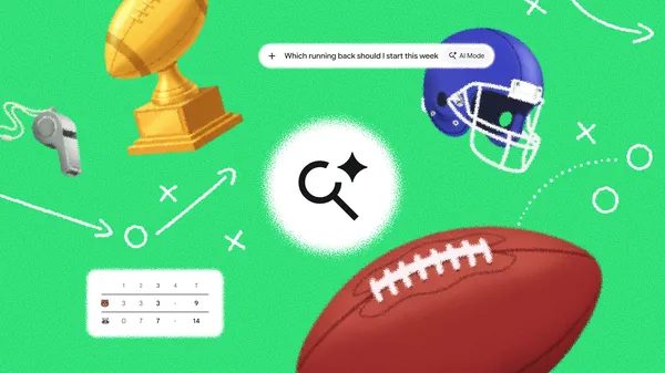 瞄准橄榄球赛季:Google搜索通过AI Mode上线美式橄榄球新功能