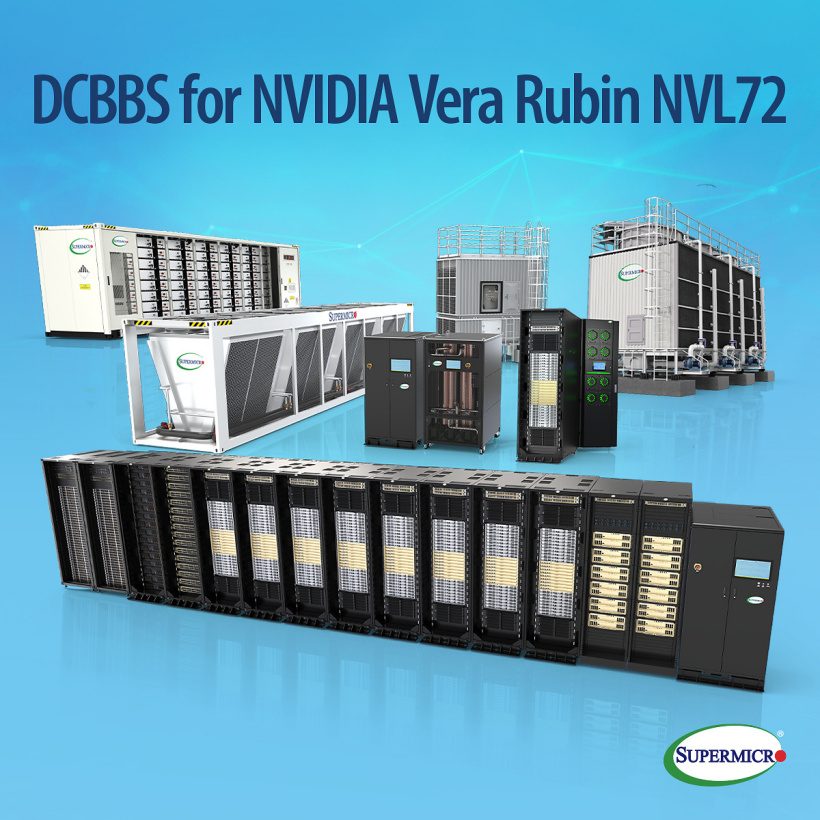 超微开始出货英伟达Vera Rubin NVL72液冷机架